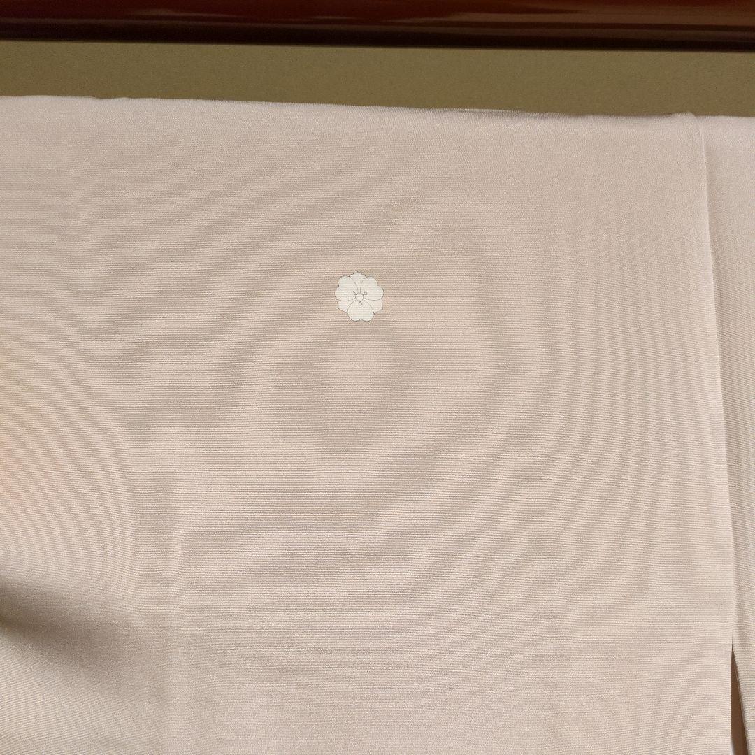 千總謹製！色留袖 ベージュ 花柄