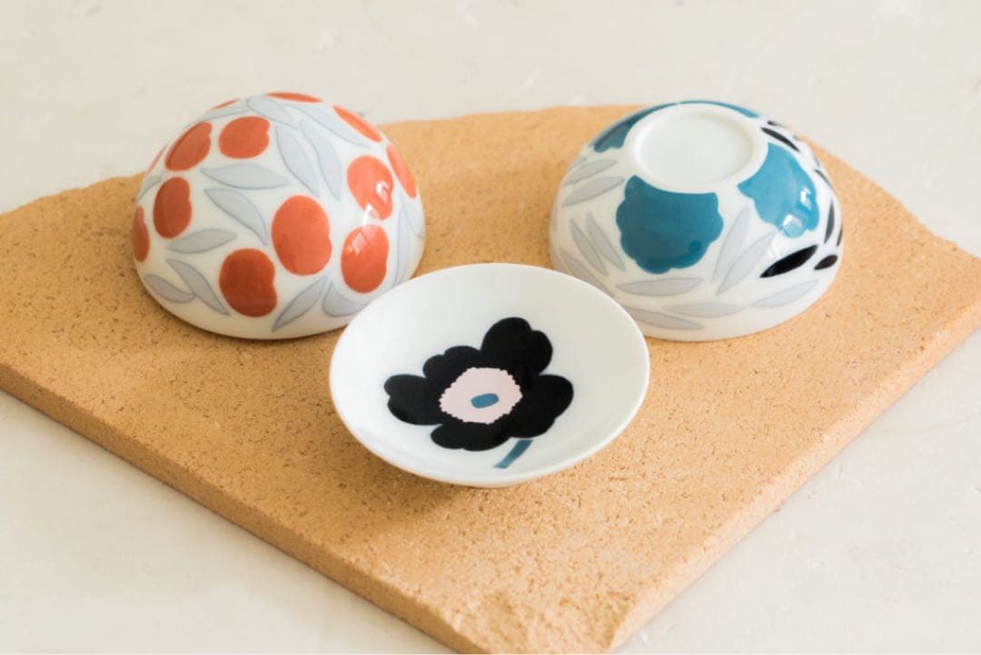 marimekko マリメッコ 有田焼 豆皿 4皿セット 伊勢丹