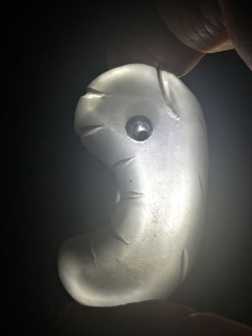 ★【ジャッキー】古墳期『古代水晶勾玉』出土品　大型勾玉5.7cm儀式勾玉