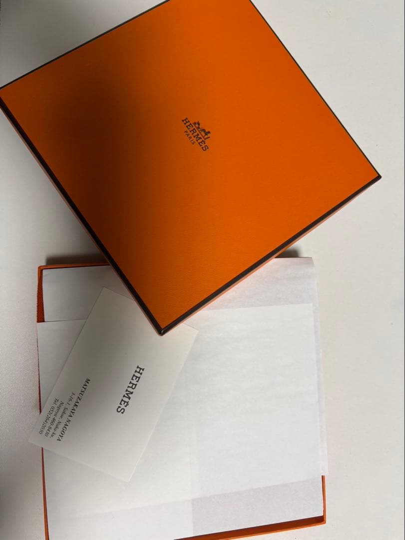 HERMES ハンドタオル ステアーズ オレンジ