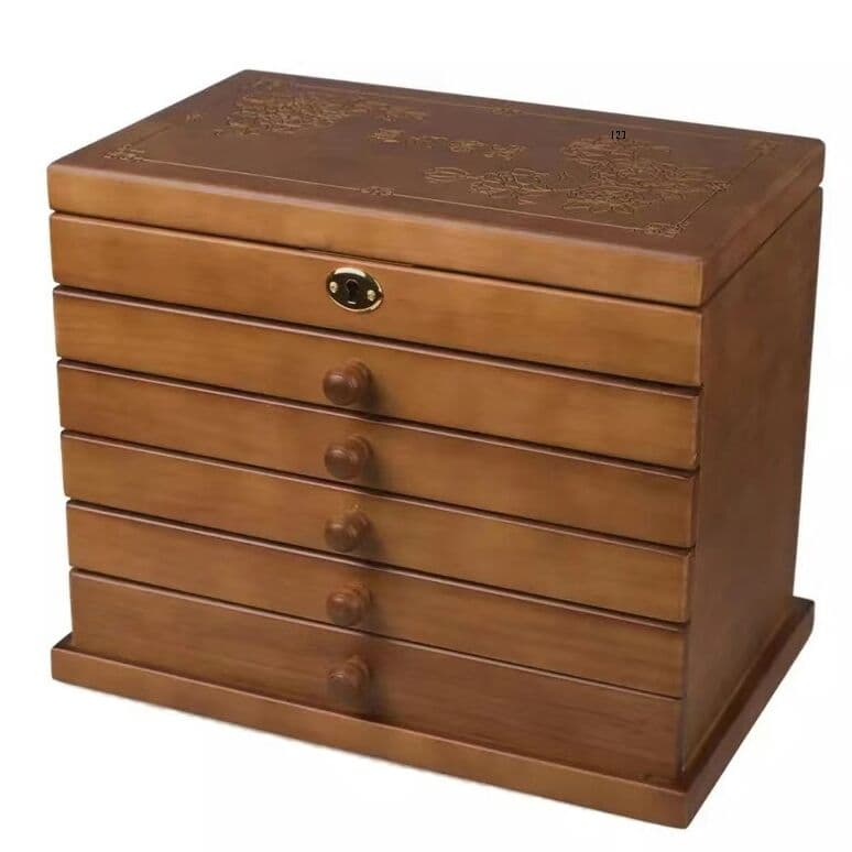 丸太アクセサリーケース アクセサリー収納ボックス プリンセスボックスV&8