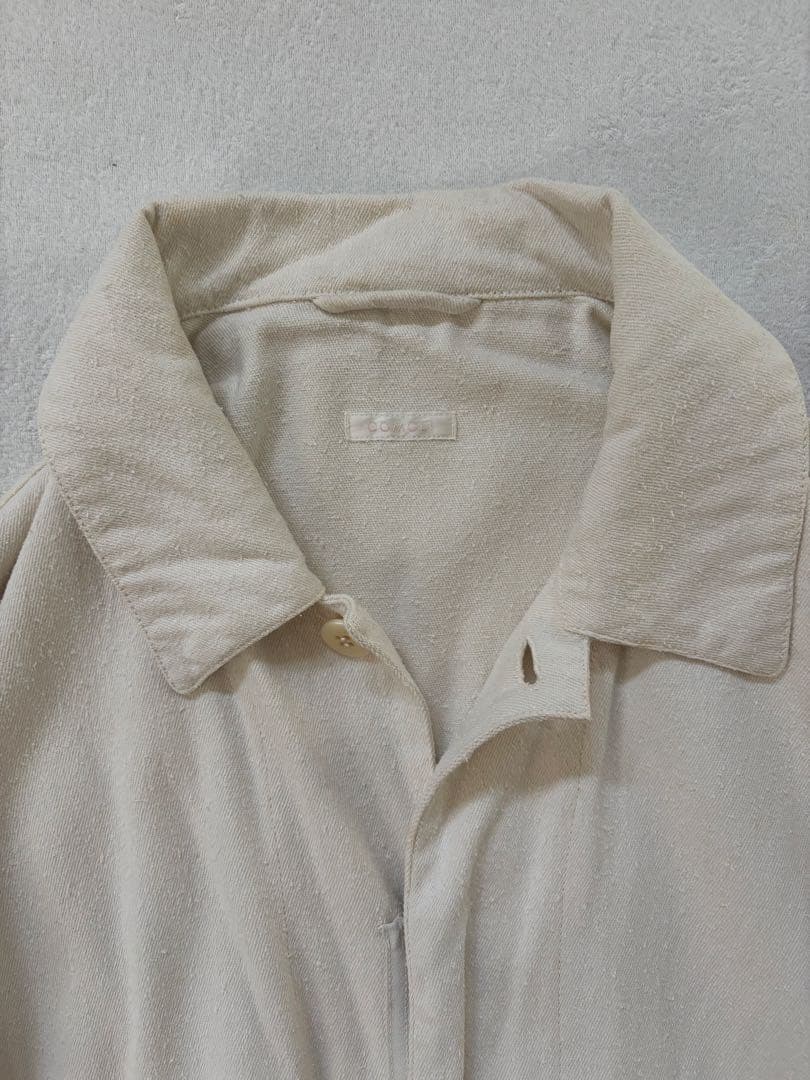 comoliシルクネップオールインワン　エクリュ　2