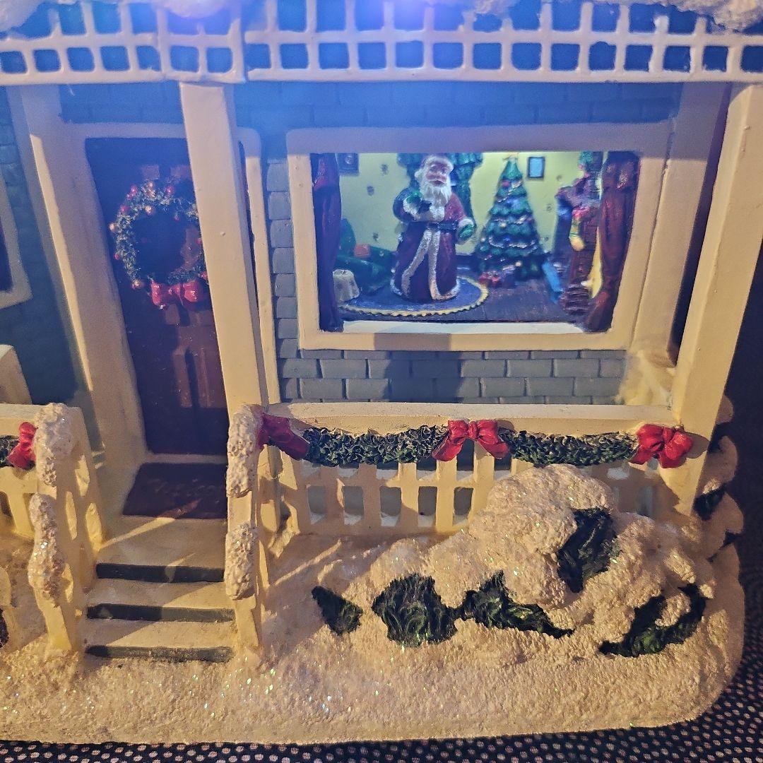 【美品稼働確認】トーマス・キンケード　クリスマス　ジオラマ　オーナメント