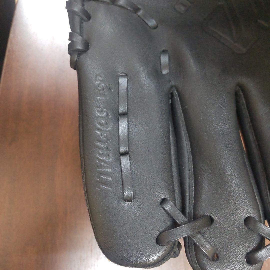 Mizuno スポーツシューズ 黒 スパイクシューズソフト用グローブボールセット