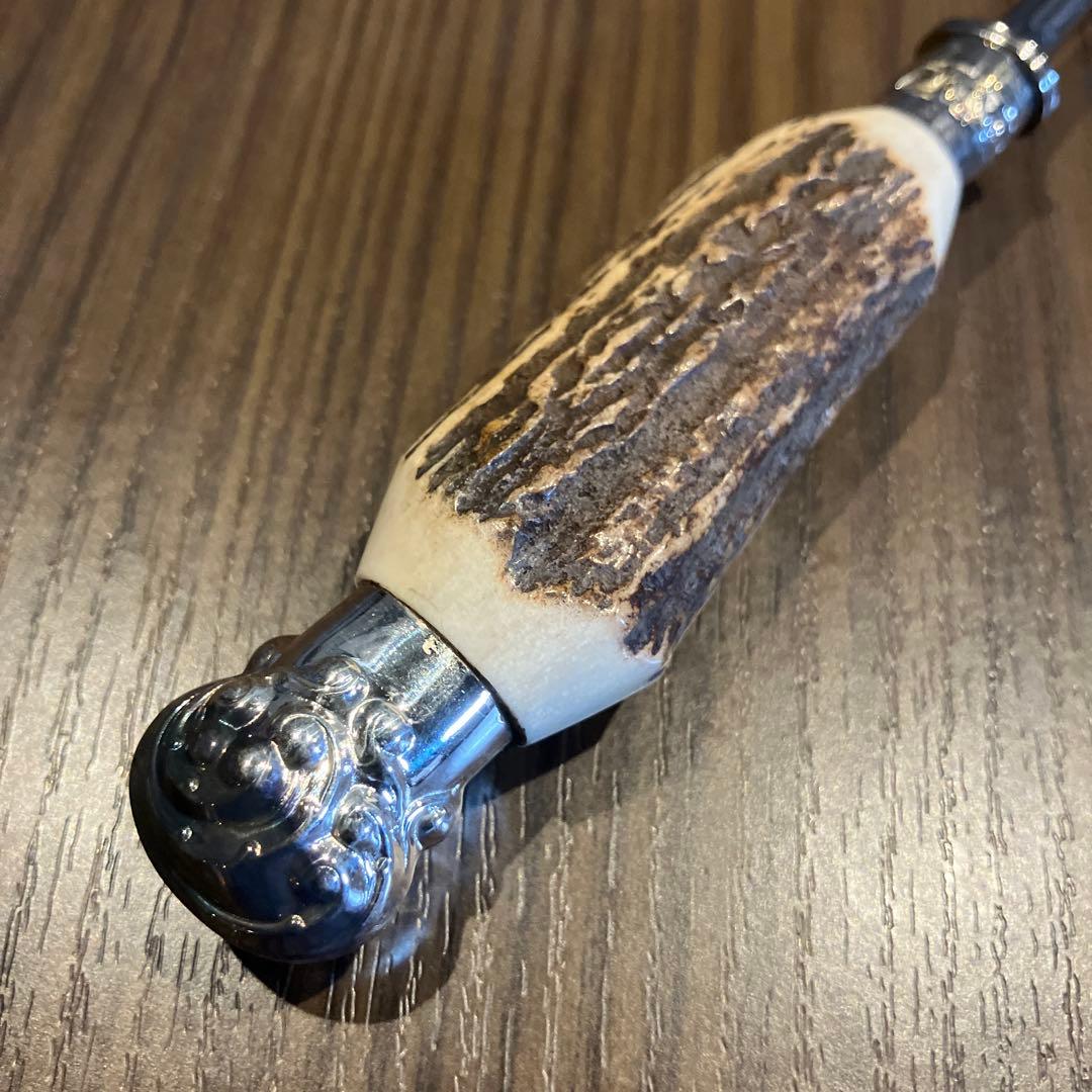 【英国 ヴィンテージ】鹿角ハンドル ステーキフォーク6本セット