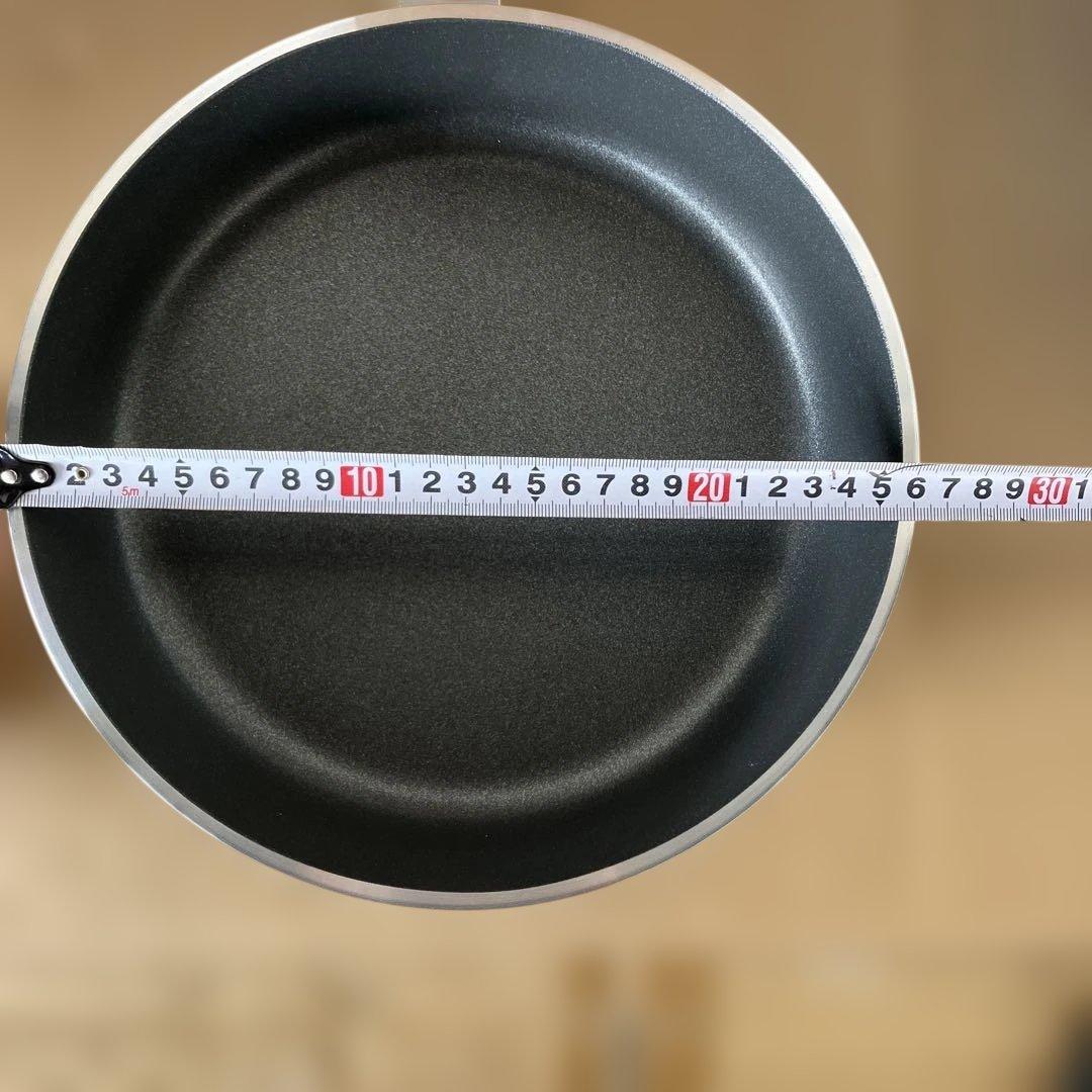 アサヒ軽金属工業　ニューディナーパン　ガス火用　26㎝　蓋付き　片手フライパン