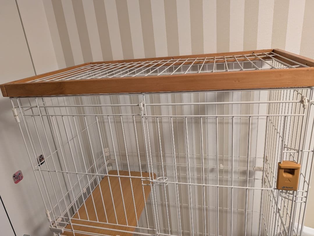 リッチェル 木製お掃除簡単キャットサークル M（ライトブラウン