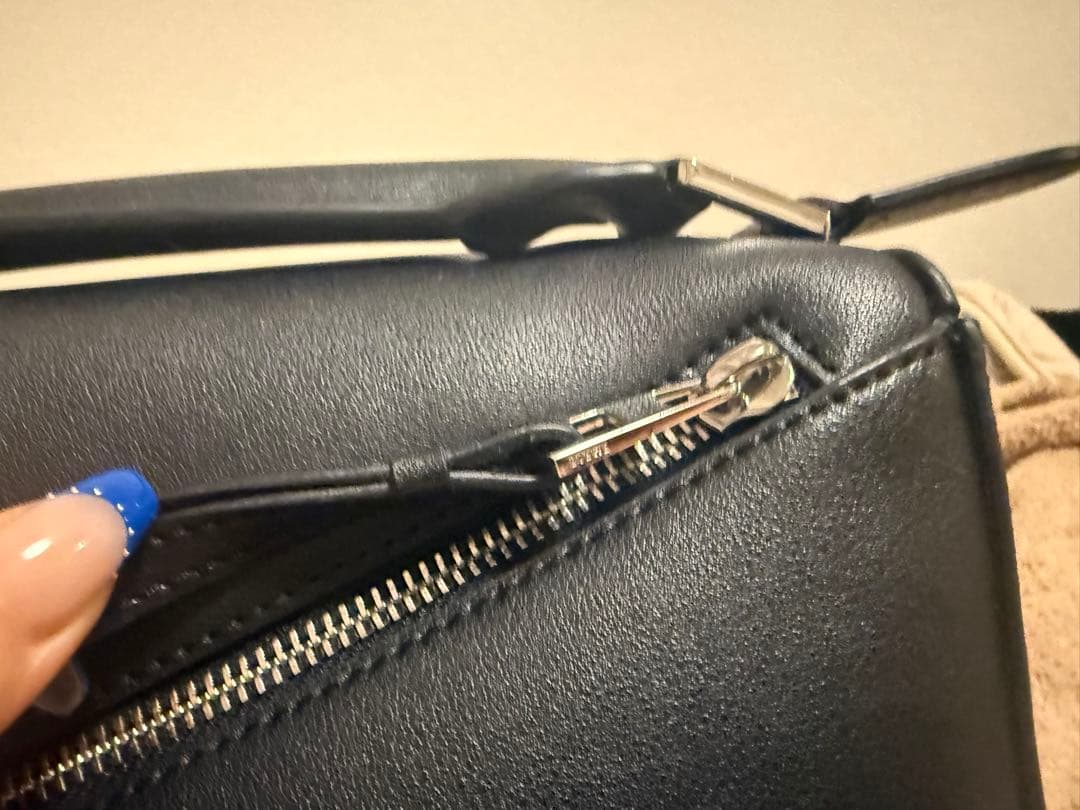 【並行輸入品】LOEWE パズルバッグ スモール ブラック