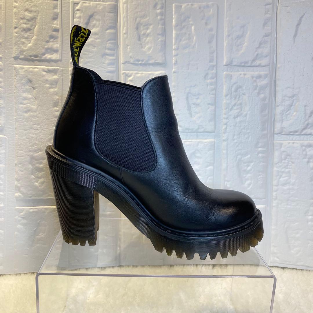 【美品】Dr.Martens HURSTON 厚底 サイドゴアブーツ 22cm