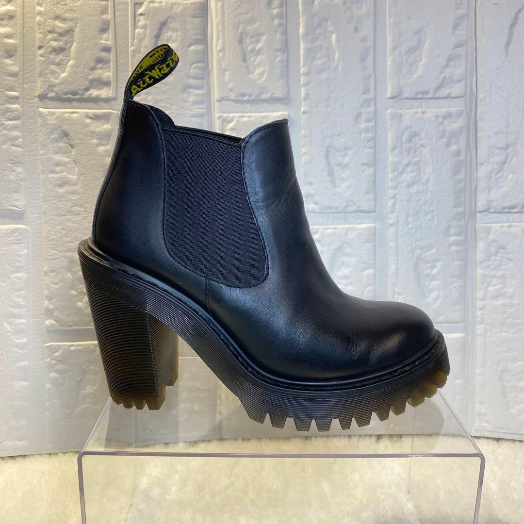 【美品】Dr.Martens HURSTON 厚底 サイドゴアブーツ 22cm