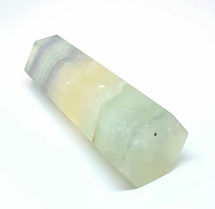 パステル　フローライト　ポイント　六角柱　虹　　キャンディー　蛍石　合言葉割引