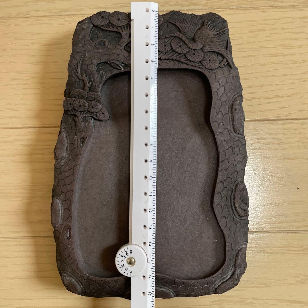 端渓硯　17.5センチ　箱あり　非常によく磨れます