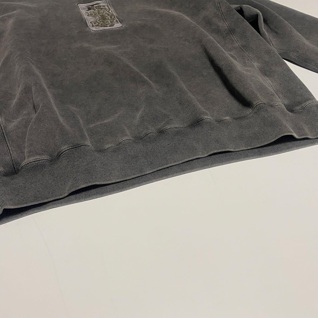 Black Eye Patch フェード　取扱注意スウェット　グレー　L 墨黒