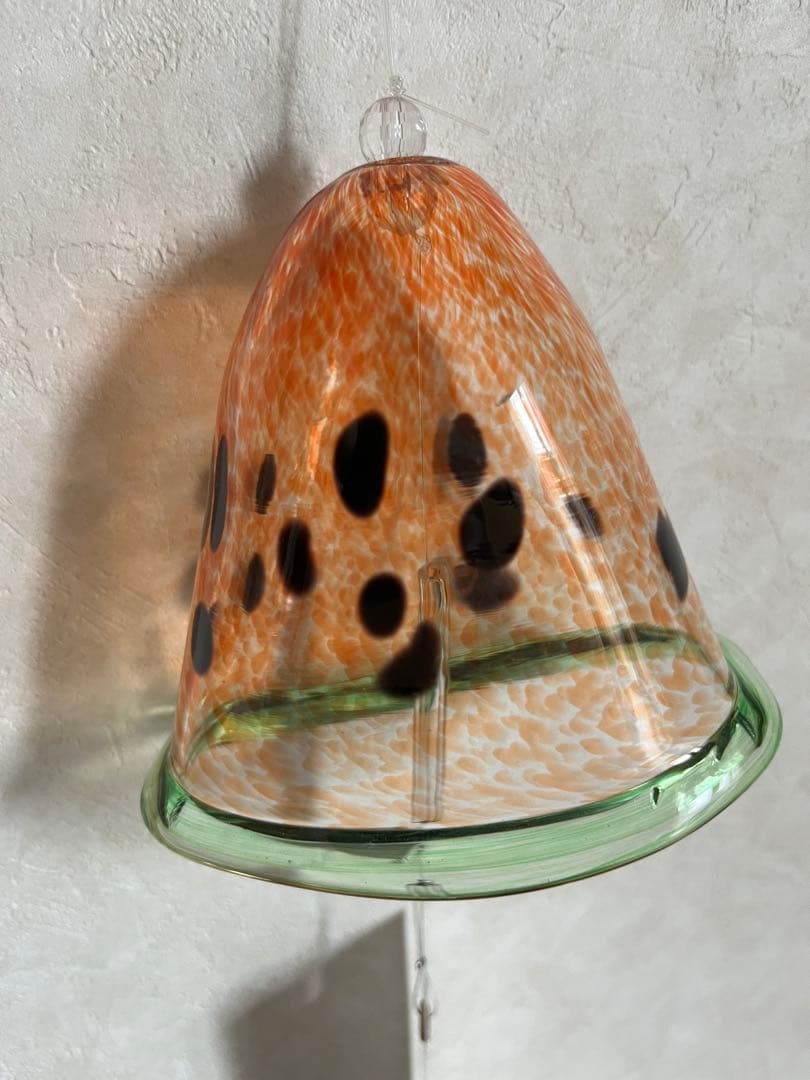 【新品】タクグラス TAKU GLASS 弥彦クラフト　スイカ風鈴
