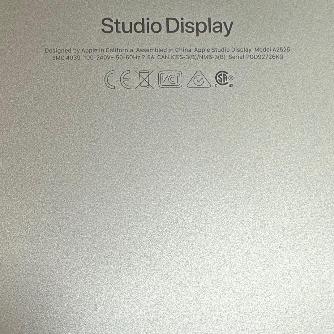 Apple Studio Display - 標準ガラス、傾きと高さ調整可能