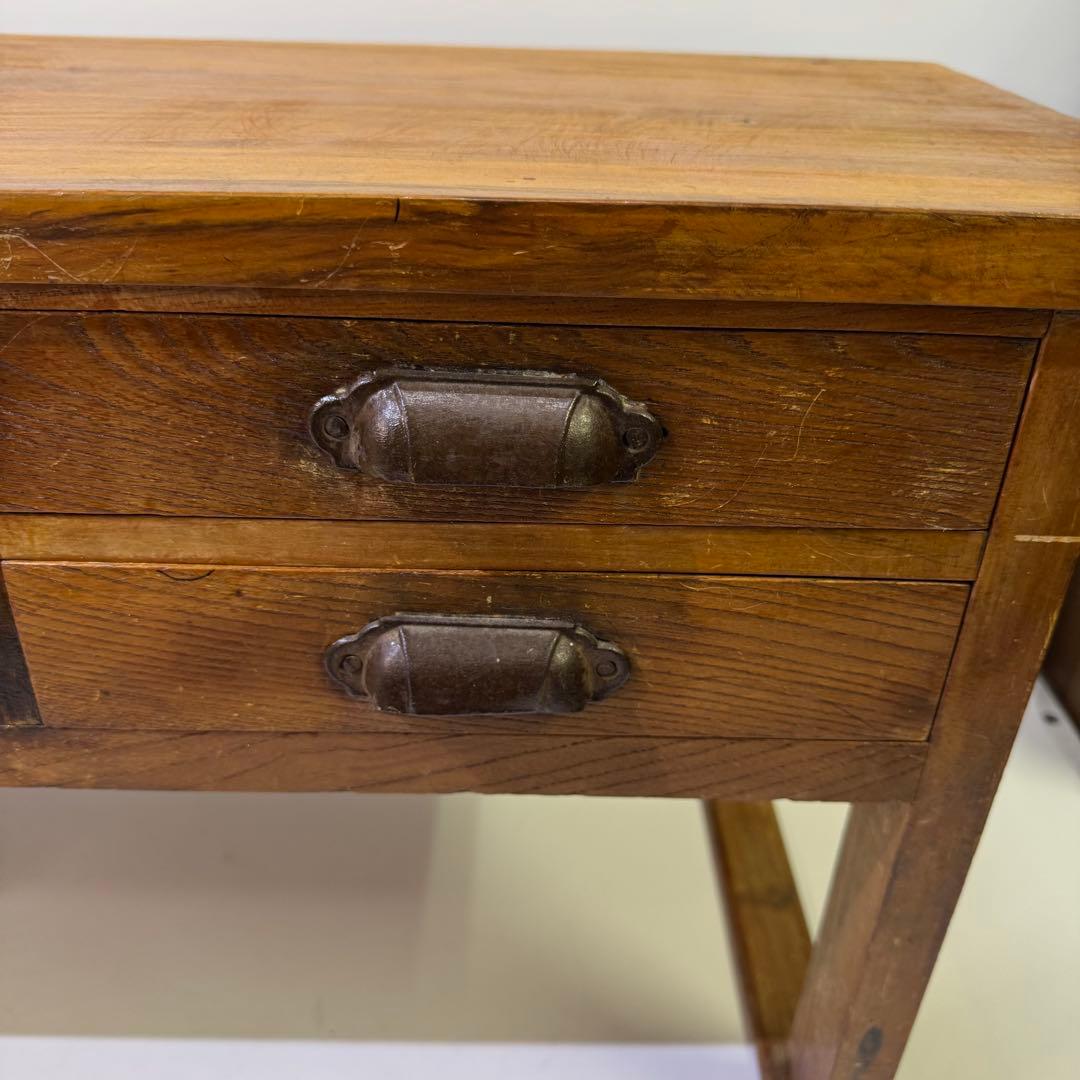 アンティーク　文机　時代物　高さ40cm 幅67cm