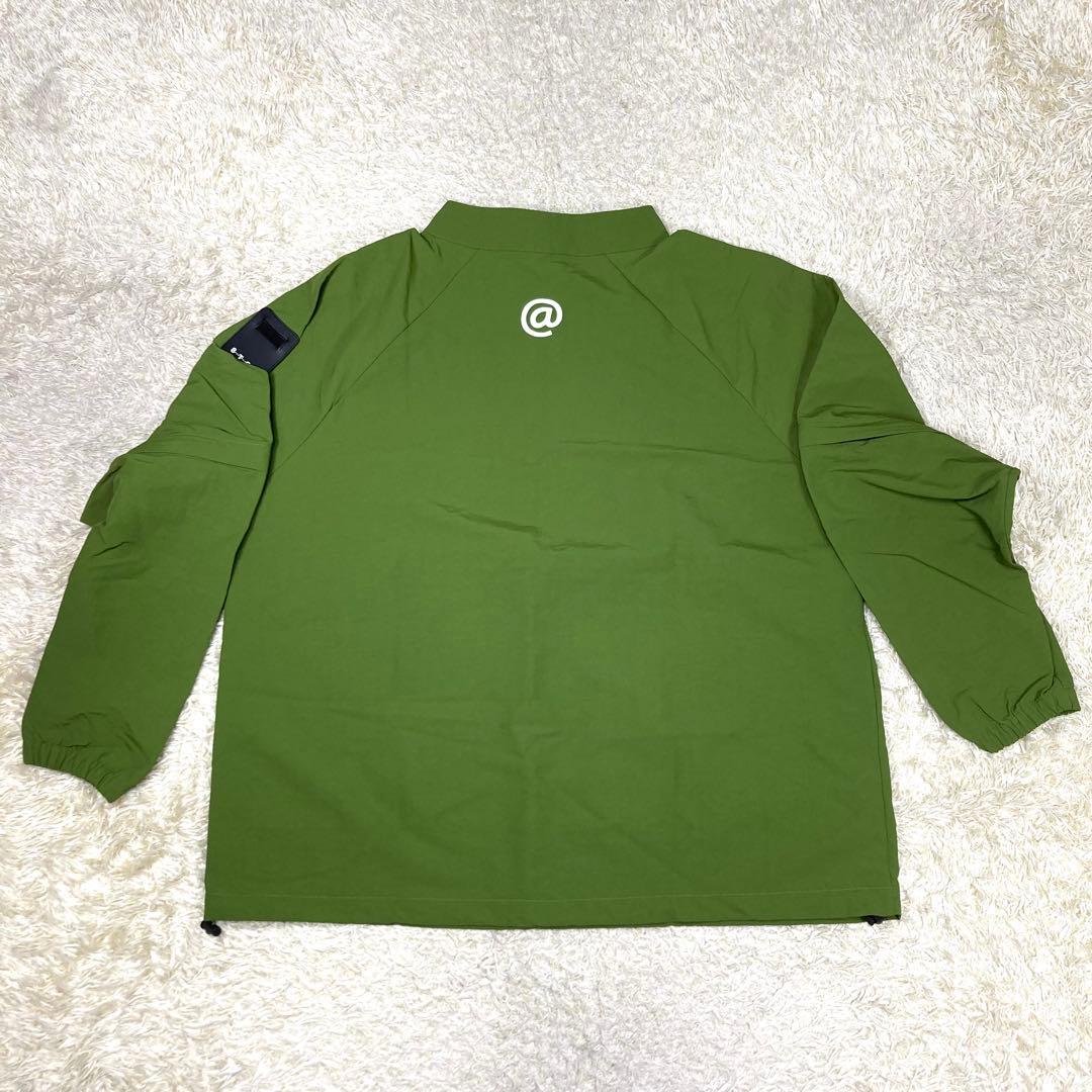 『未使用/タグ付』Regan 2way プルオーバー ゴルフウェア カーキ