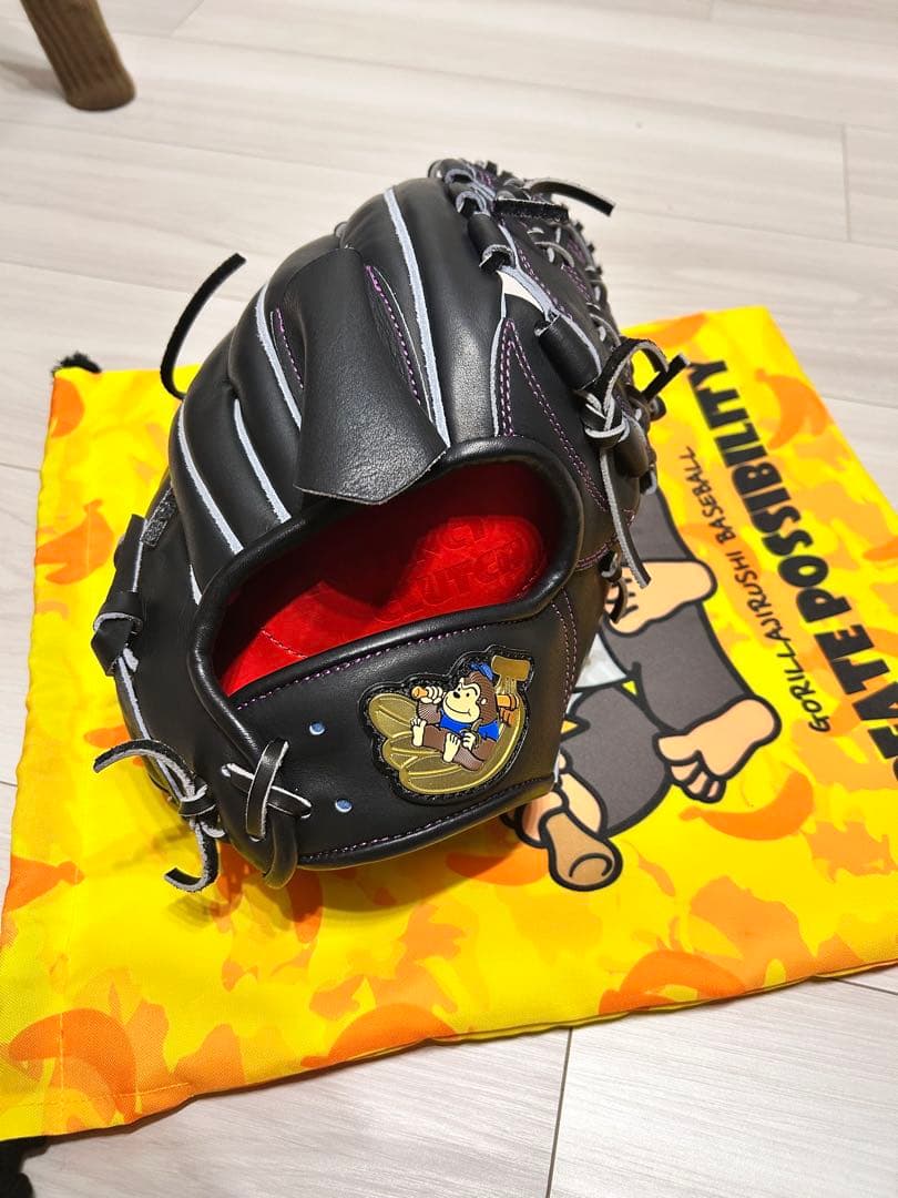 ゴリラ印　硬式投手用　グローブ　SKR 小指2本　ごりら印