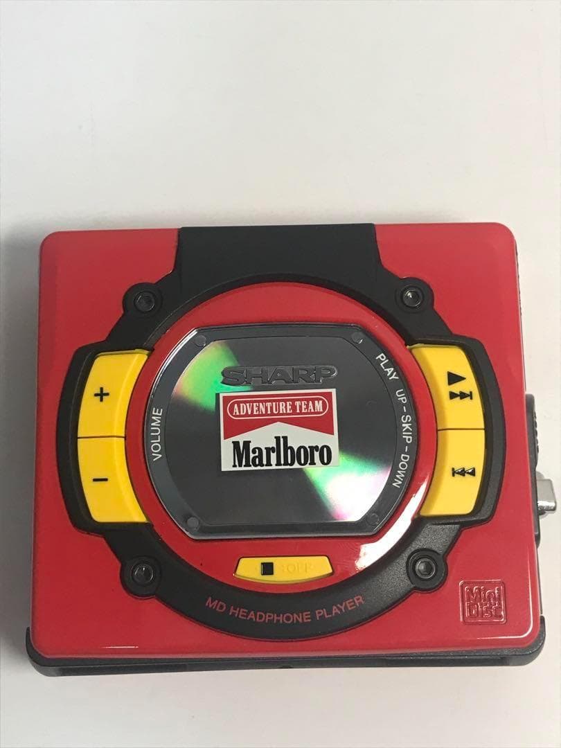 【希少】MDプレイヤー　SHARP×Marlboroコラボ　　MD-SS302M