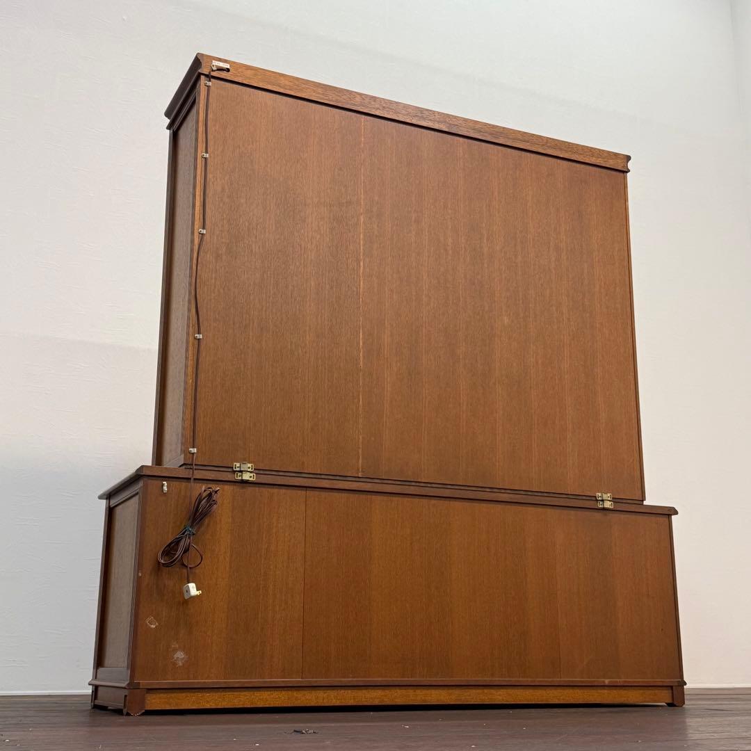 H112K21 神戸洋家具 メープル不二家 キッチンボード 食器棚