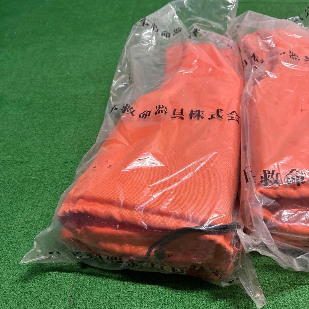 オレンジ ライフジャケット Aタイプ 4着