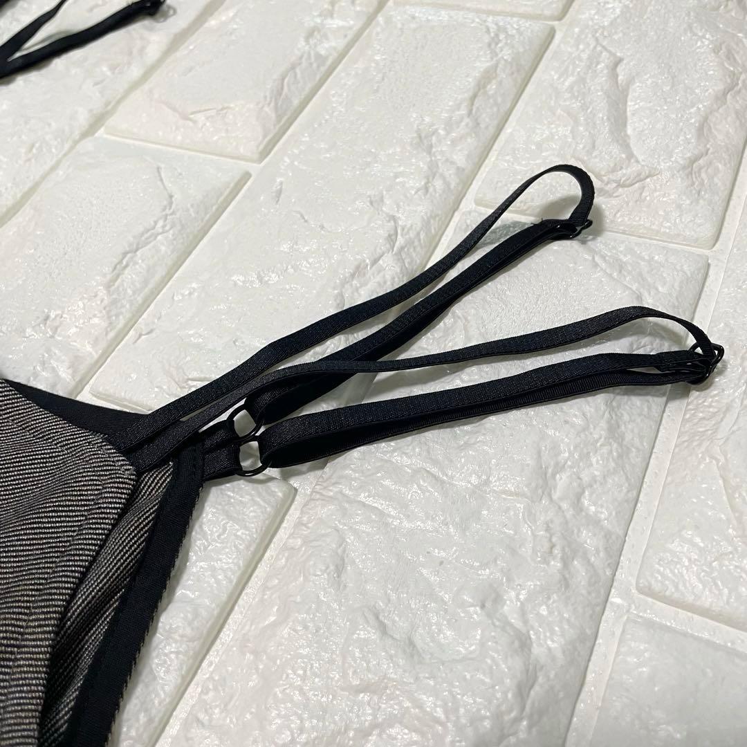 トップス NOUNLESS TAIL PEPLUM LADY TWEED TOP