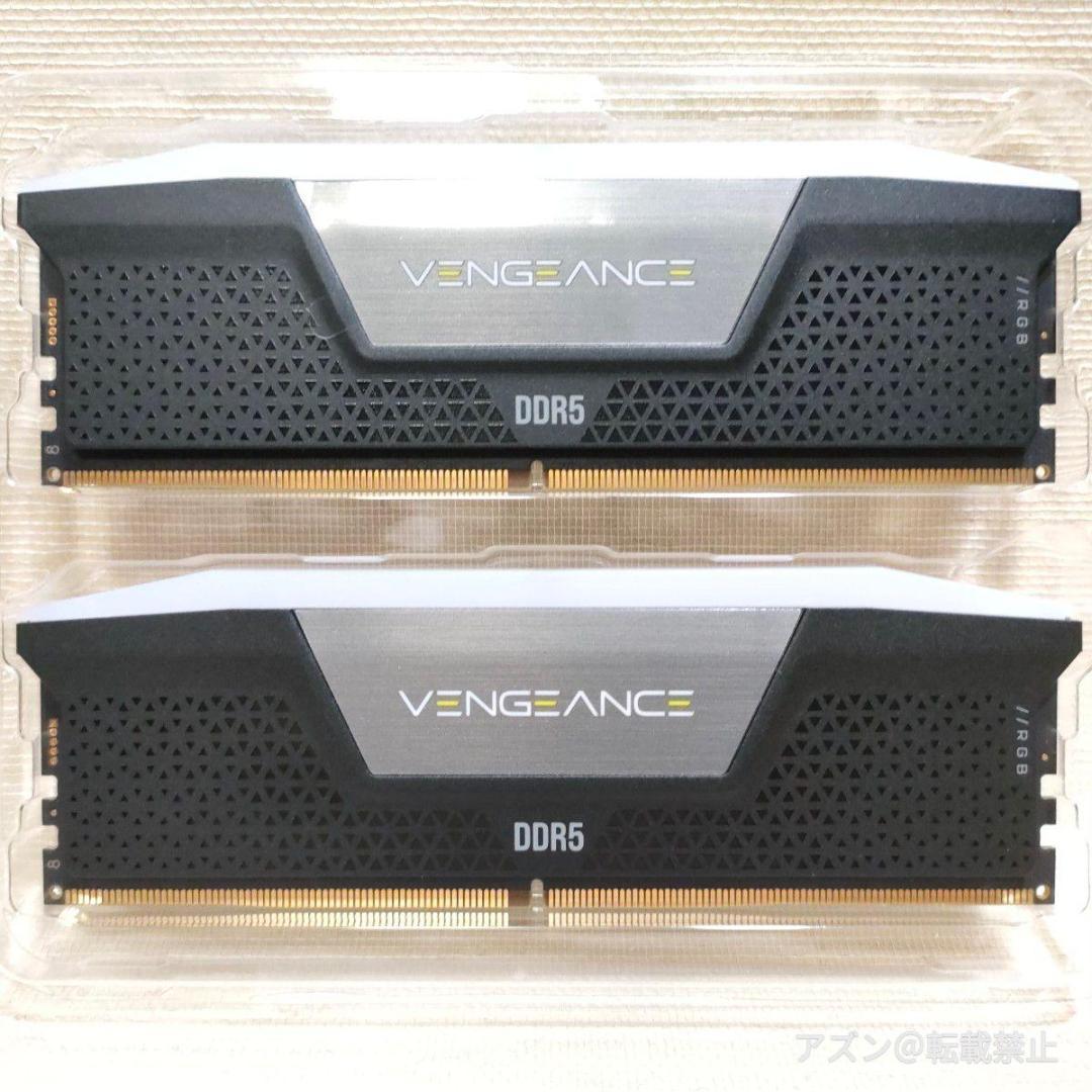 メモリー CORSAIR DDR5-6000MHz VENGEANCE RGB 32GB
