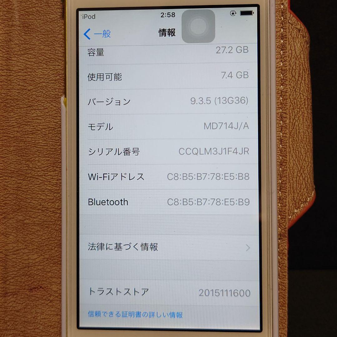 Apple iPod Touch 第5世代（ 2013年モデル）