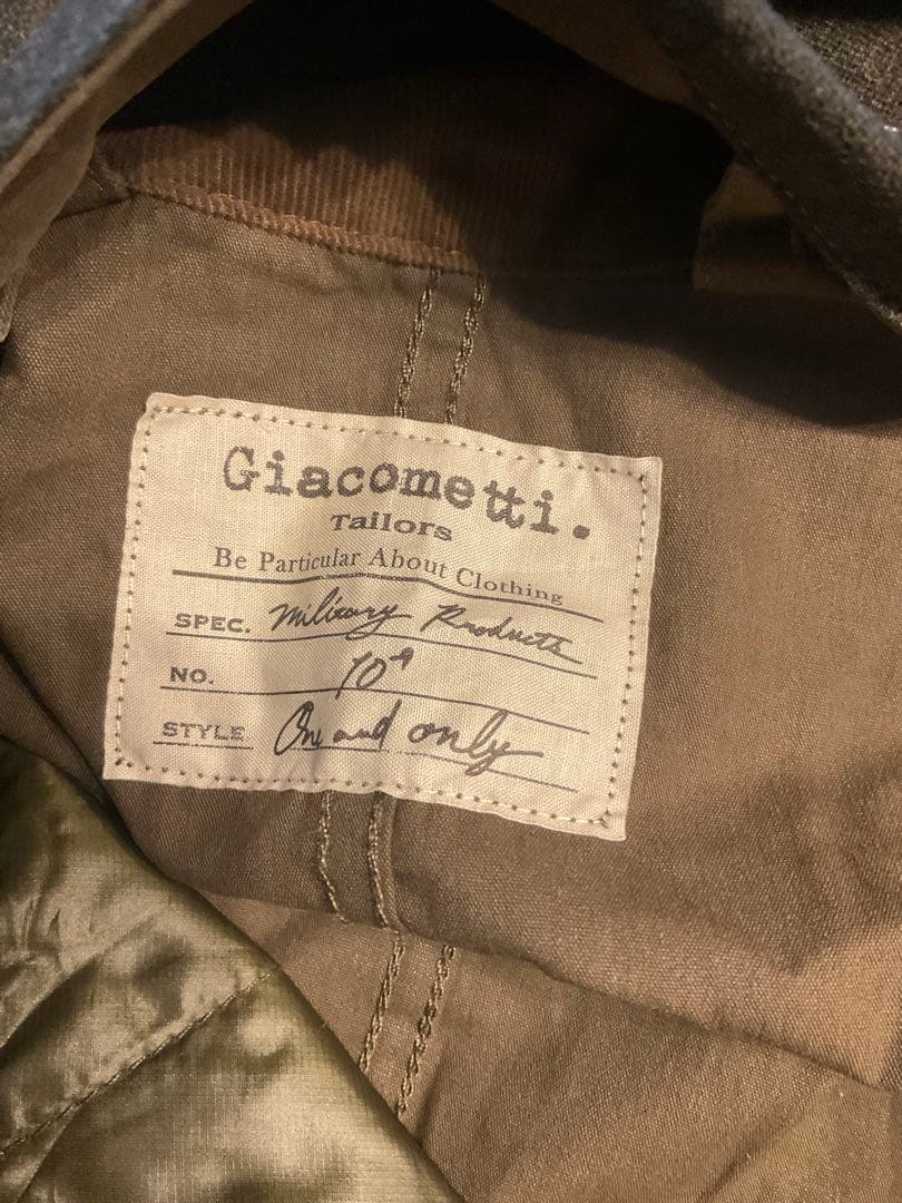 専用 Giacometti ジャコメッティ　モッズコート　カーキ　サイズL