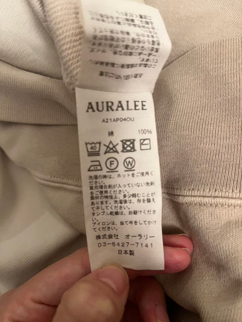 T*K様 【美品！】オーラリーオーガニックコットンスウェット