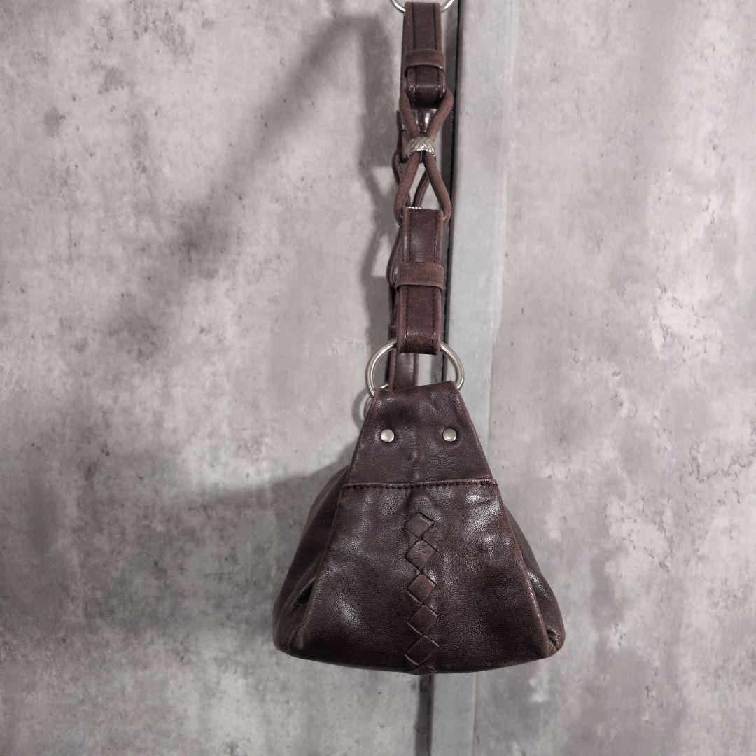 【old】 BOTTEGA VENETA 本皮イントレチャート ハンドバッグ