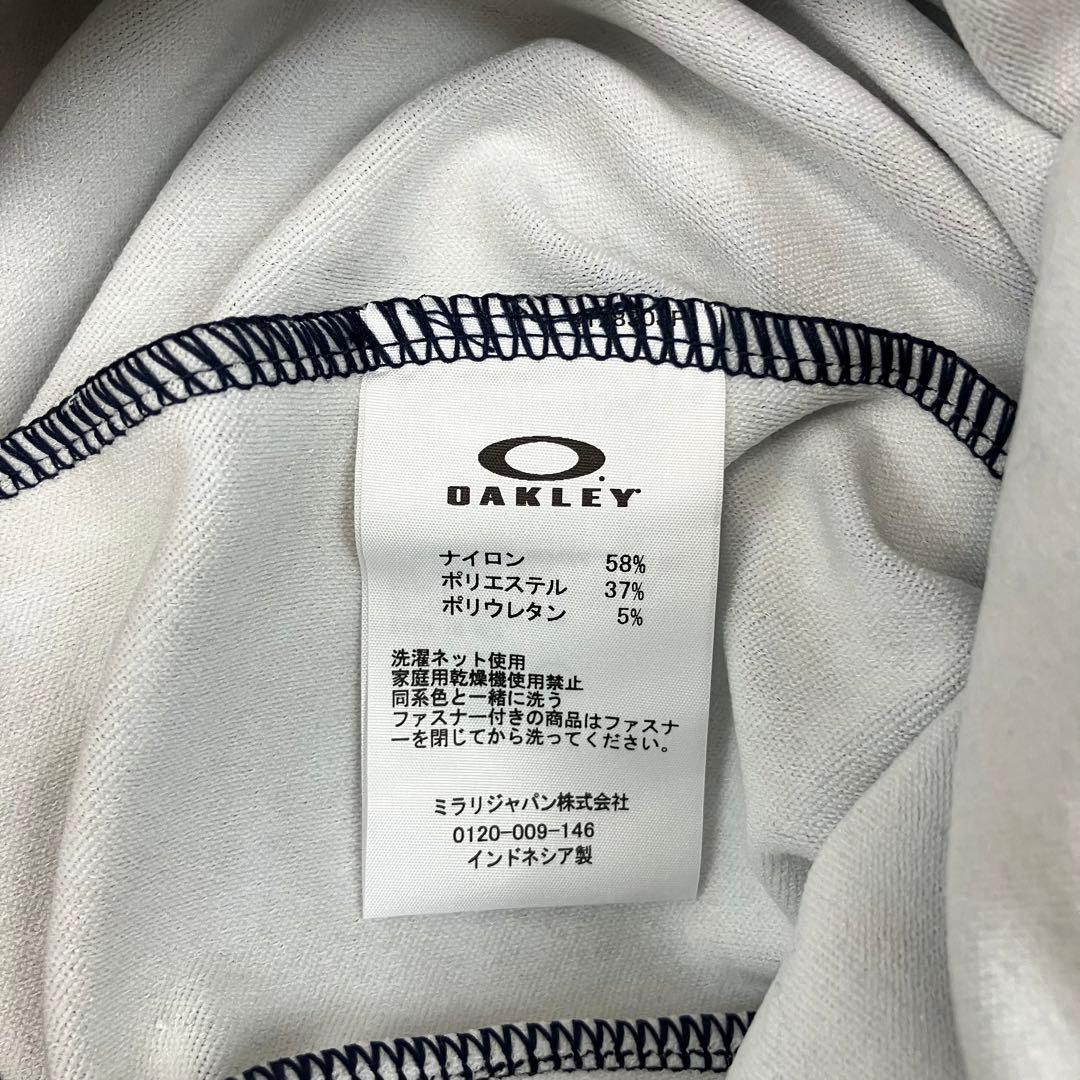 北海道日本ハムファイターズ フリースパーカー オークリー 古着 刺繍 紺青 XL