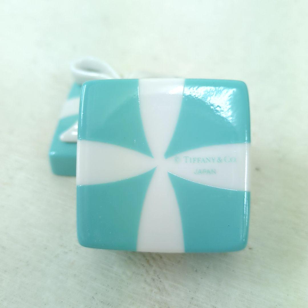 ティファニー ミニ ジュエリーケース 陶器 ブルー Tiffany