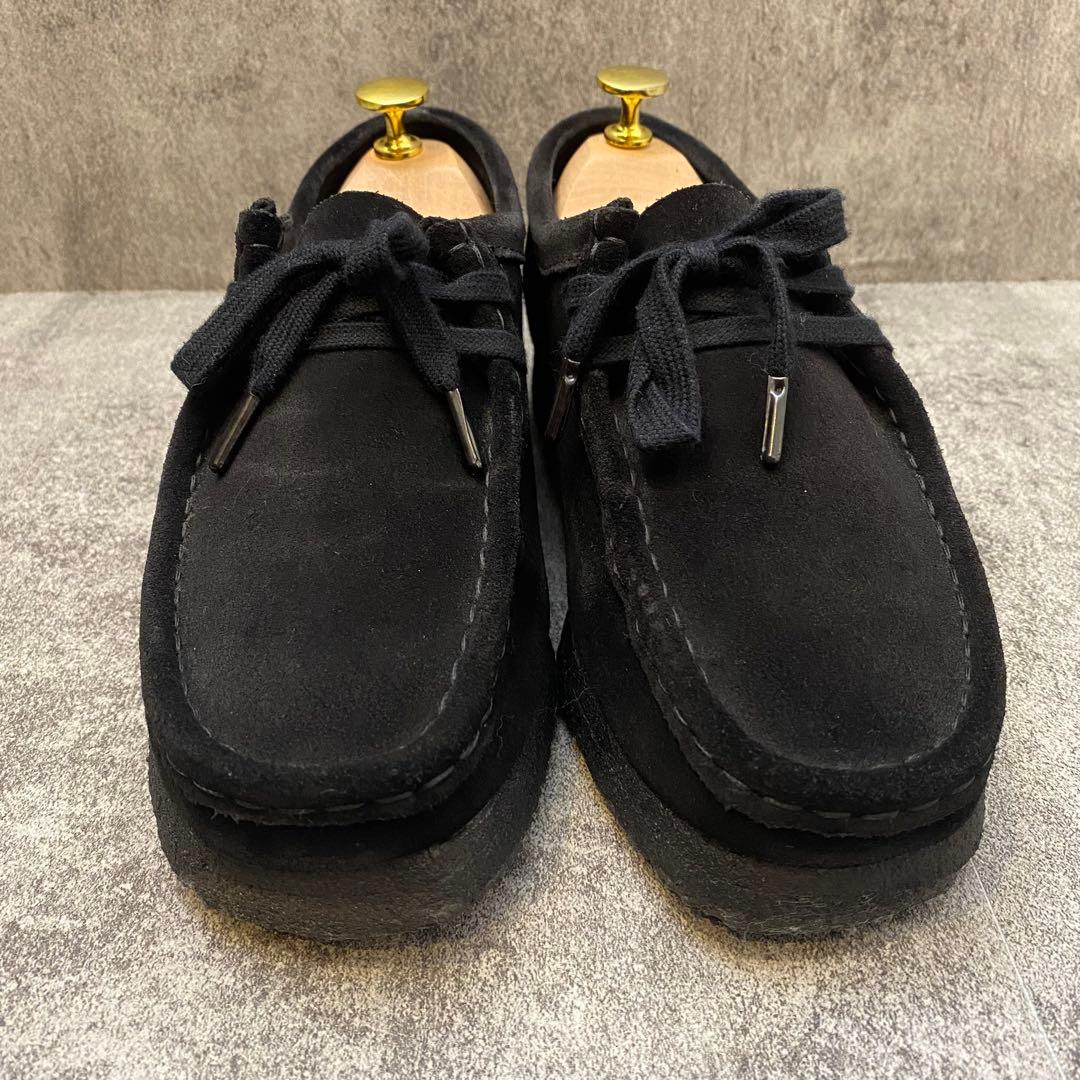 クラークス Clarks ワラビー【24.5】ブラック スエード