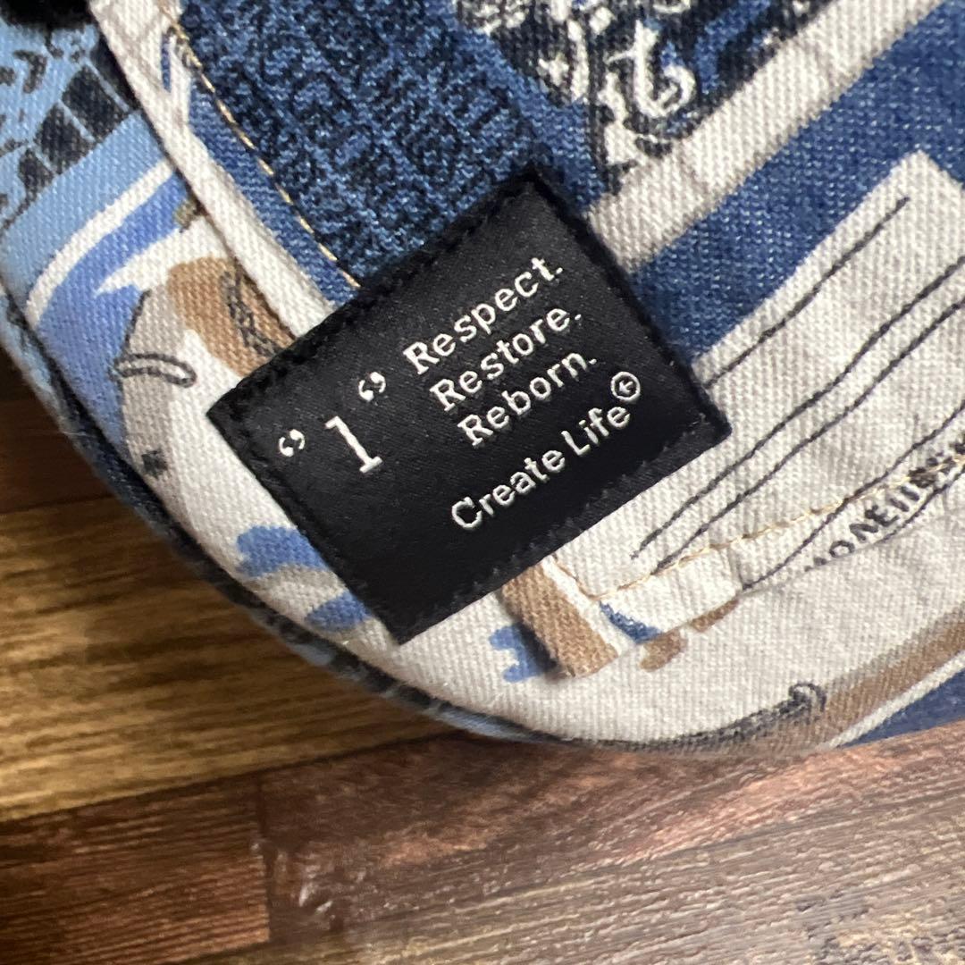 ♾専用♾ ふんわりミニトート▸︎▹︎デニムリメイク▸︎▹︎ハンドメイド