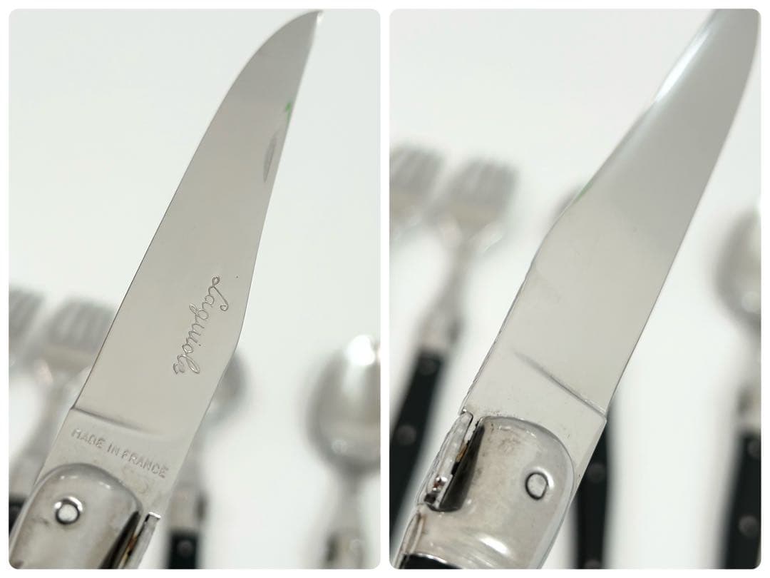 LAGUIOLE ラギオール ライヨール カトラリーセット ブラック 9本