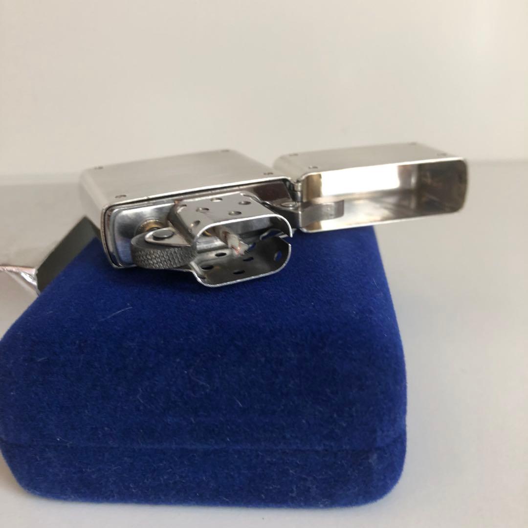 RAKUDO　純銀スターリングシルバーZIPPO スクリュウデザイン