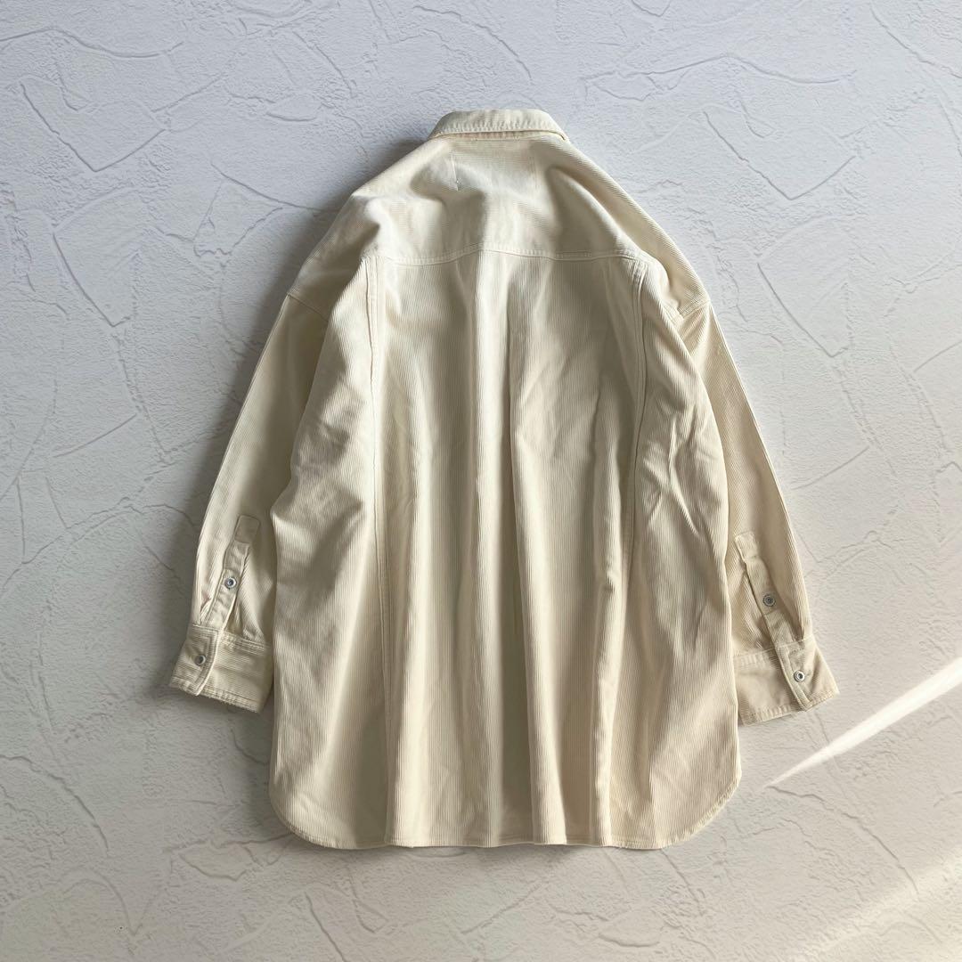 ✨新品✨ ヘルシーデニム アーモンド コーデュロイシャツ スーパービッグシャツ