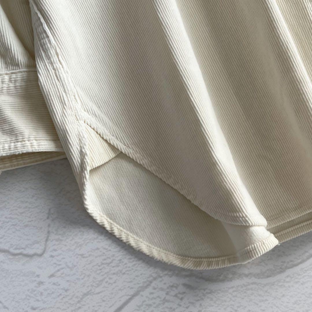 ✨新品✨ ヘルシーデニム アーモンド コーデュロイシャツ スーパービッグシャツ