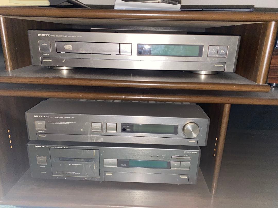ONKYOステレオ　4点【ジャンク品】