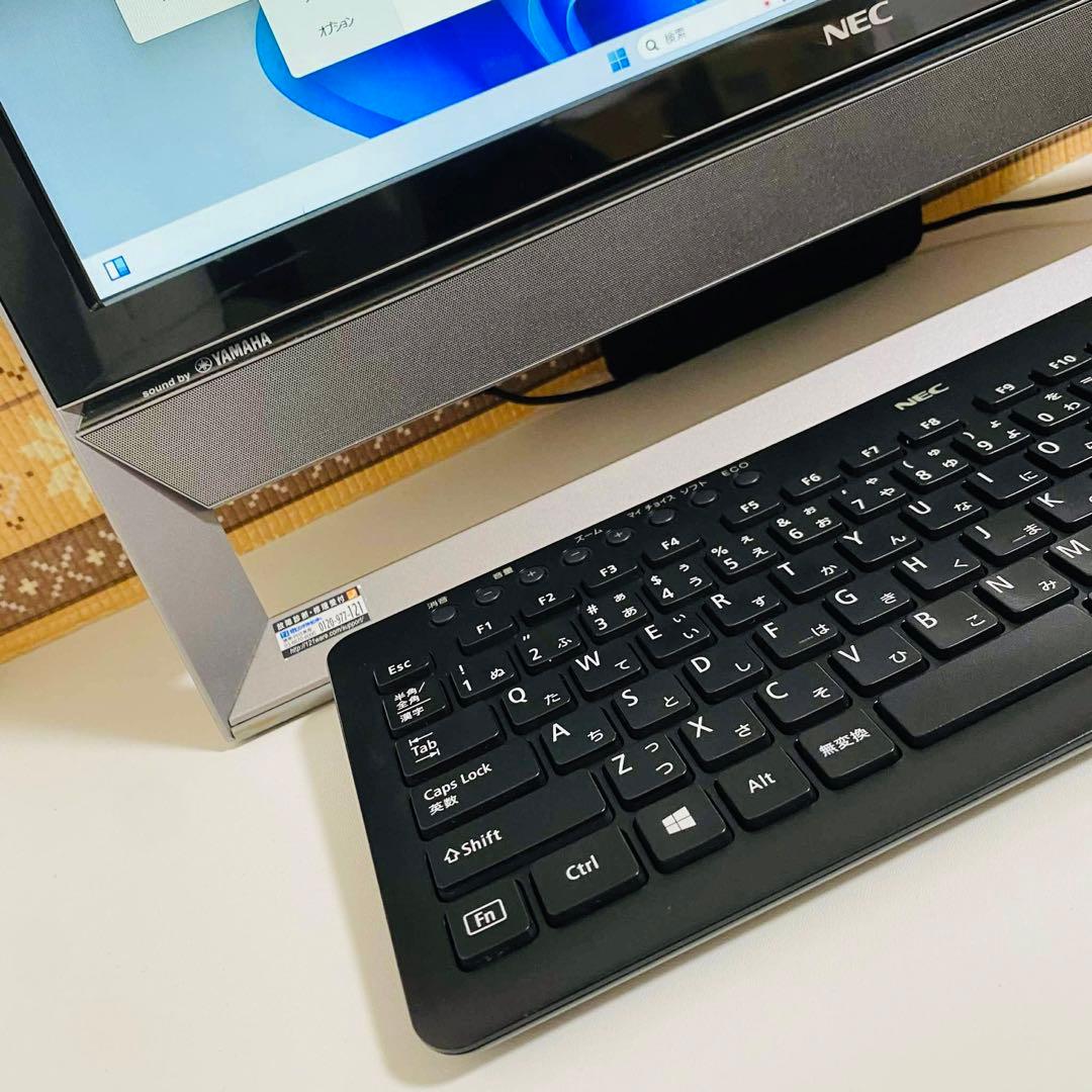 Y763 NECデスクトップSSDサクサク動く Windows11オフィス付き