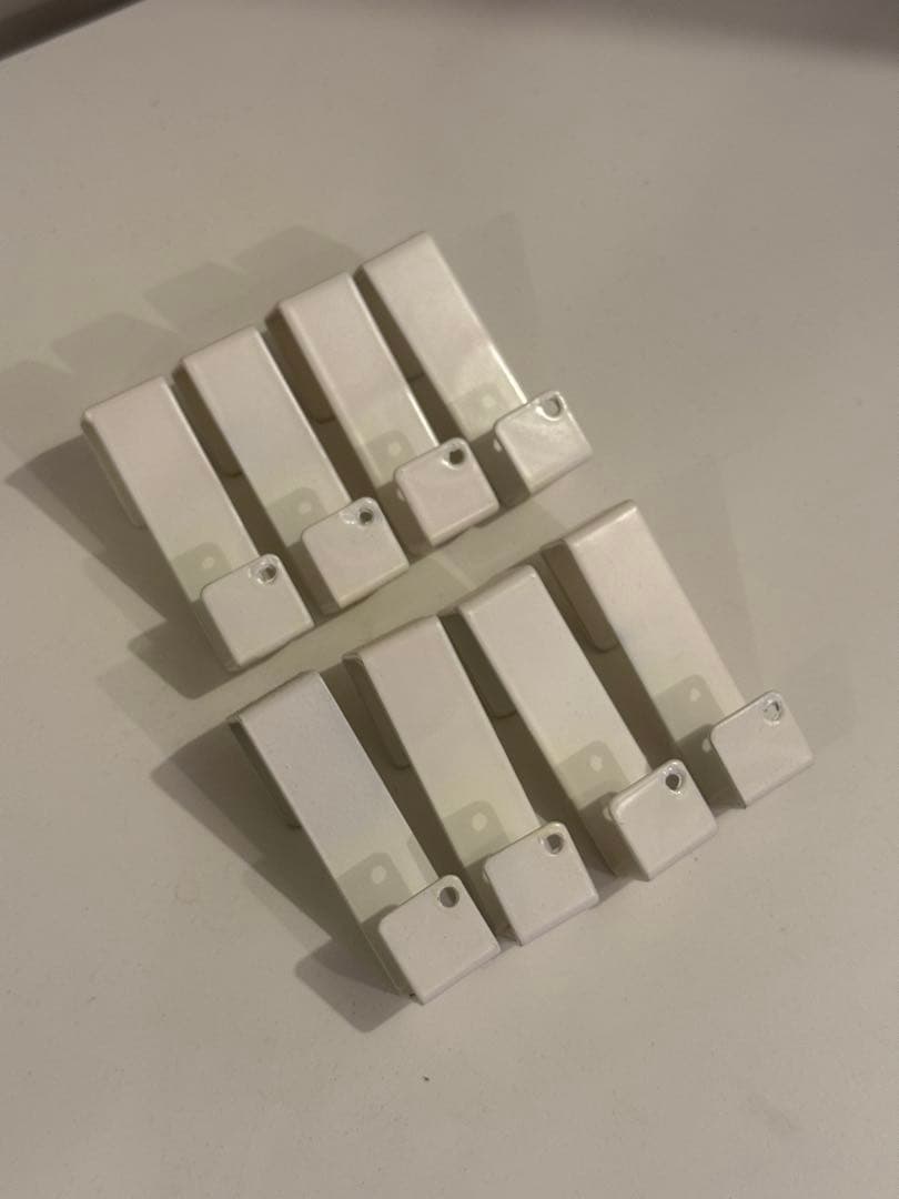 3個ｘウォールラック 萩原 ホワイトラック