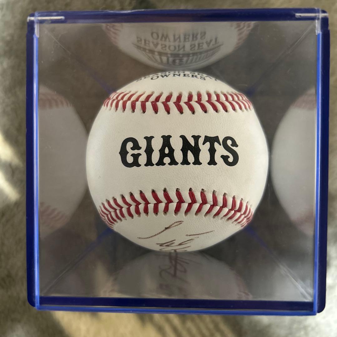 大城卓三 直筆サインボール ケース付き シーズンシートオーナー特典