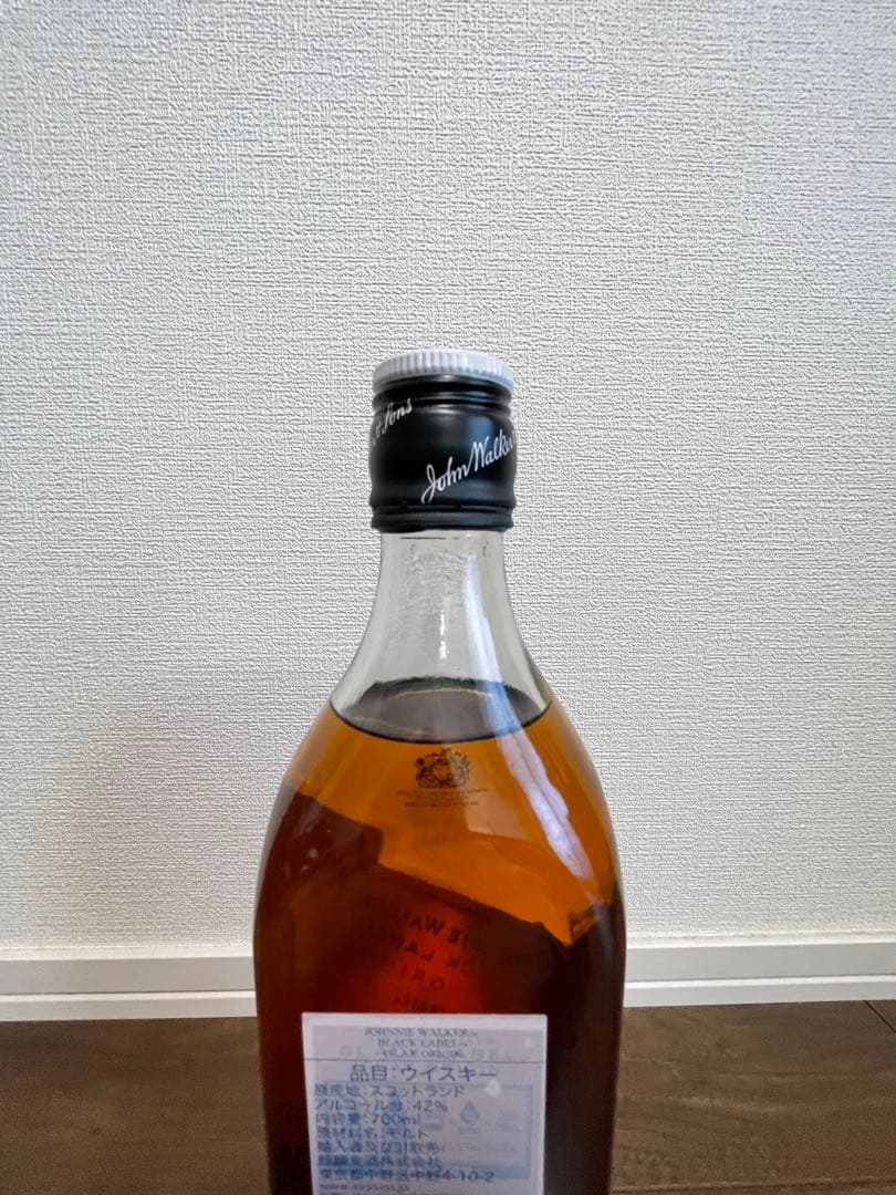 ジョニーウォーカー ブラックラベル 12年 アイラ オリジン 700ml瓶 1本