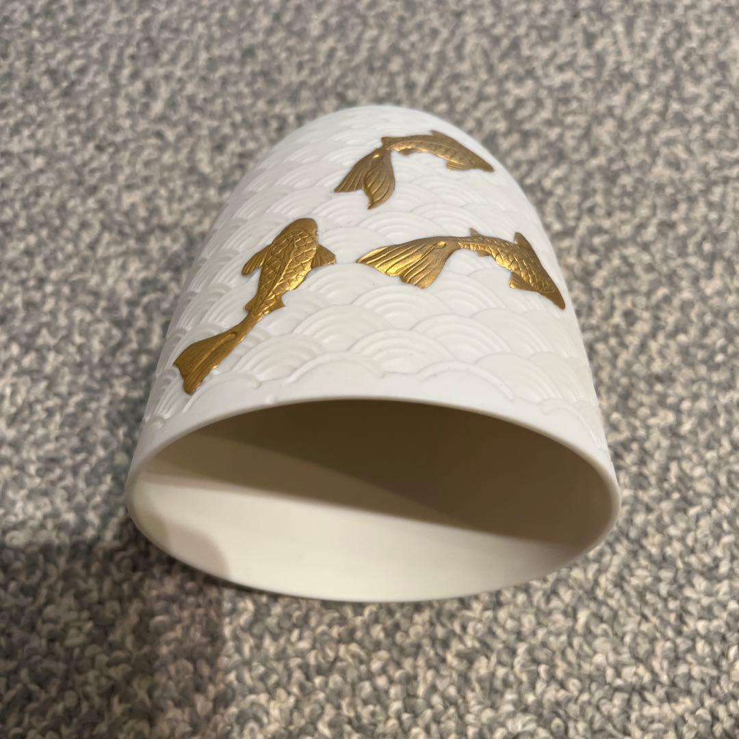 リヤドロ　Dome Lamp （鯉）　テーブルランプ　ポーセリン