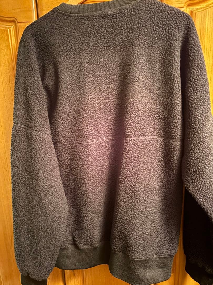 【着用2回極美品】22AW FCRB ボアフリース ビッグロゴ クルーネックXL