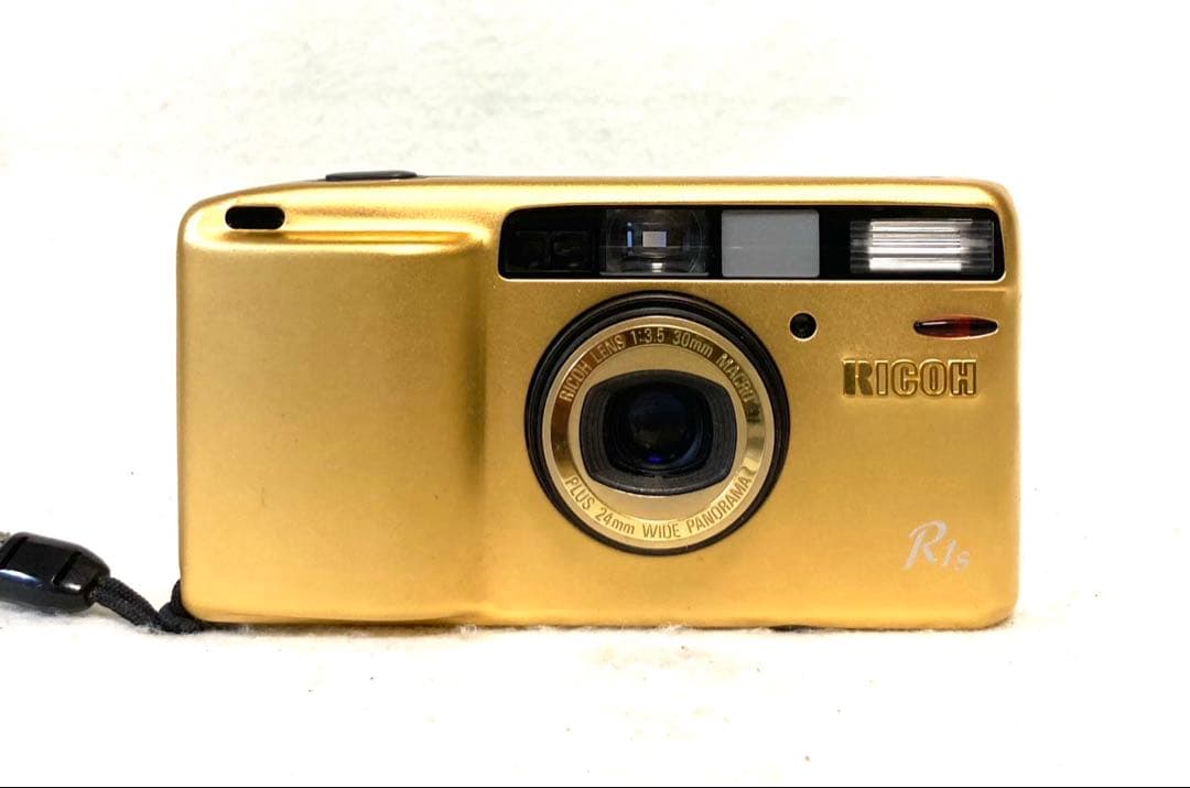 【完動品 美品】RICOH R1S GOLD フィルムカメラ 希少カラー