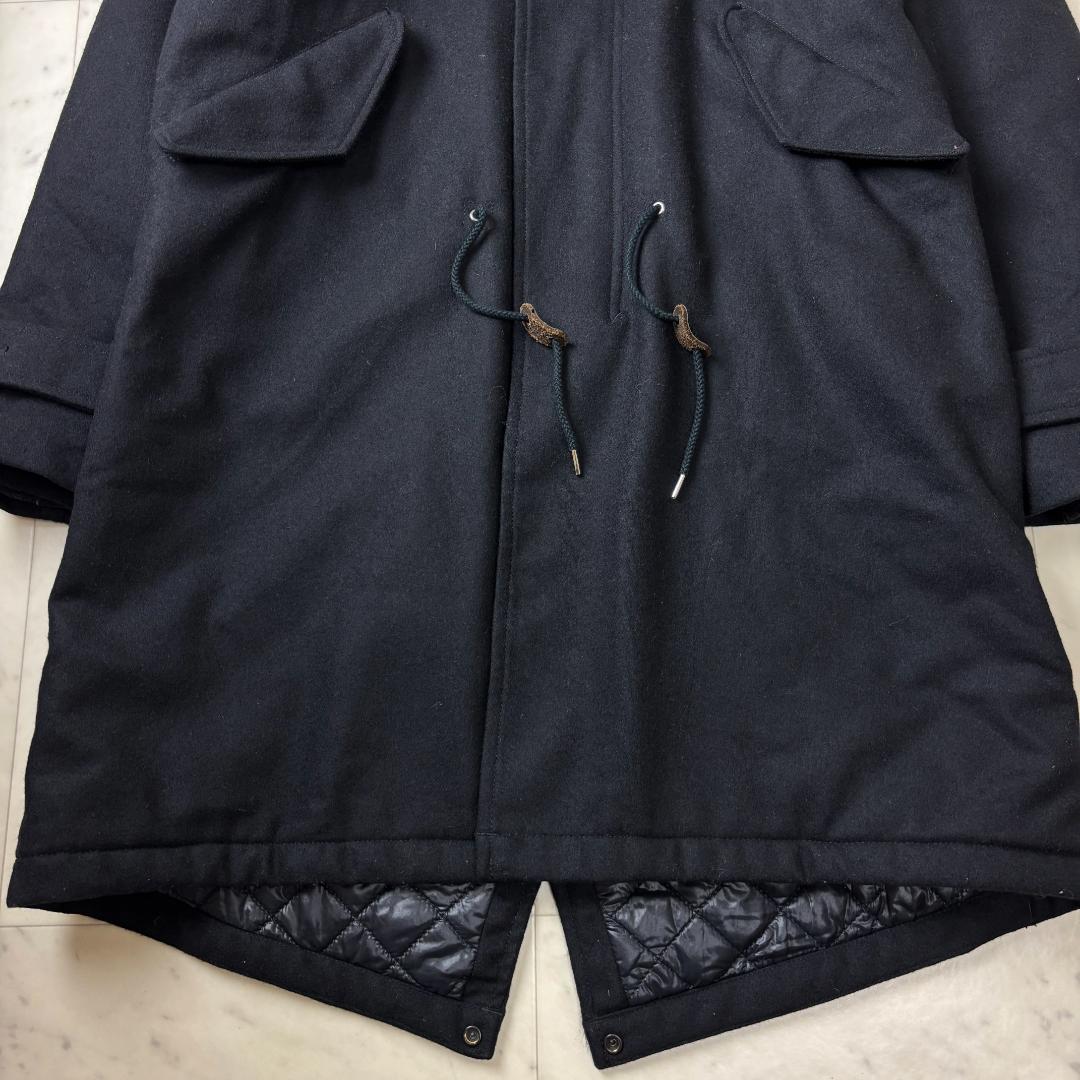 マーカ marka 中綿 S モッズコート ウール コヨーテ ファー 1 黒