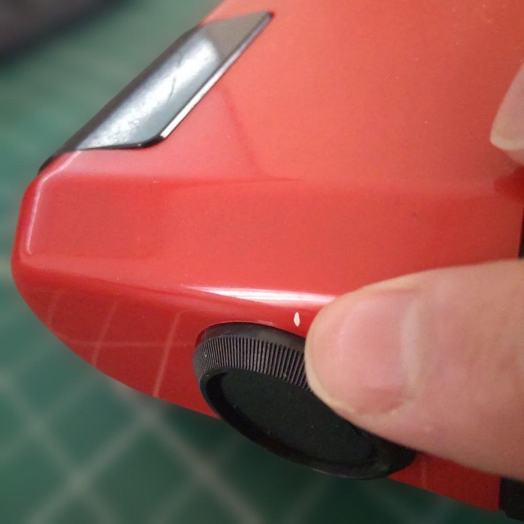 昭和レトロ パタパタ時計 シチズン 赤黒 動作確認済 乾電池式