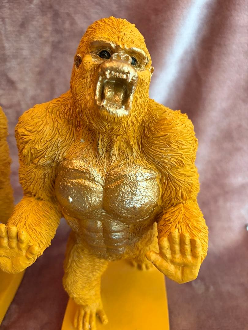 KARE ゴリラオレンジ　2/Set ブックエンド　ブックスタンド　本立て　新品